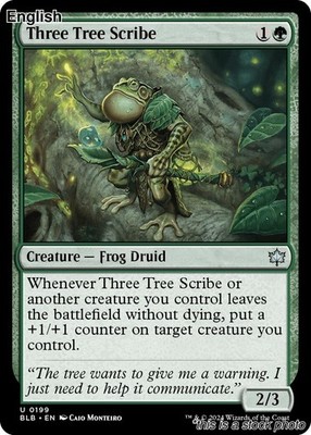 Three Tree Scribe [BLB - 199] Bloomburrow