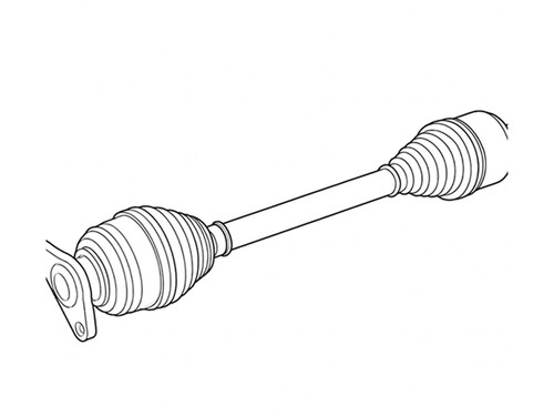 BMW 5-Serie Antriebswelle links hinten 2002