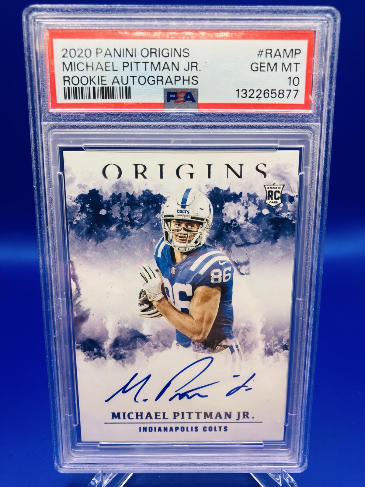 Michael Pittman Jr. Panini Origins Rookie Autographs #RAMP Base