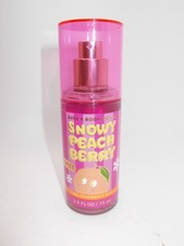 Bath  BOdy Works Snowy Peach Berry 2.5 ounce Travel size Fragrance Mist