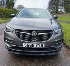 2019 68 Vauxhall Grandland X SE S/S 1.2 Turbo, Grey, 55000 Miles