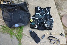 AquaLung Pearl i3 Women's BCD Size Small W/ Extras