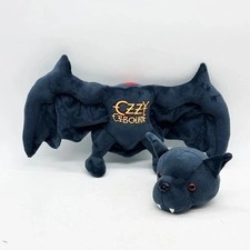Ozzy Osbourne Bat Plush Ozzy Black Bat Plushies Toy Figure With Detachable Head