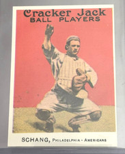 1977 Dover Publications Cracker Jack Ball Players Reprint # 58 Walter Schang