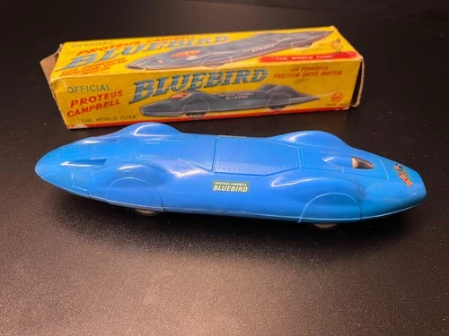 Vintage Boxed Marx Official Proteus Campbell Bluebird Land Speed Friction Toy