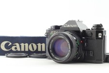 [N MINT++] Canon AE-1 Program Black 35mm film camera New FD 50mm f1.4 From JAPAN