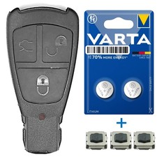 Schlüssel Ersatz Gehäuse für Mercedes W220 W202 W210 W208, C215 S-KLASSE 97-00 Schlüssel Ersatz Gehäuse für Mercedes W220 W202 W210 W208, C215 S-KLASSE 97-00