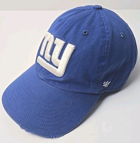 New York Giants Hat Cap 47 Brand NFL Blue Emrboider Adjustable Strapback NFL - Picture 5 of 21