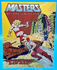Vintage 1982 He-Man Masters of The Universe Mini Comic- He-Man Meets Ram-Man
