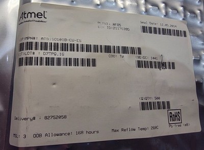 Atmel AT9ISO101B-CU-ES Tray Qty 500 Sealed Never Opened