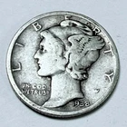 1938 D MERCURY DIME *90% SILVER, Circulated Coin, Free Shipping #6750