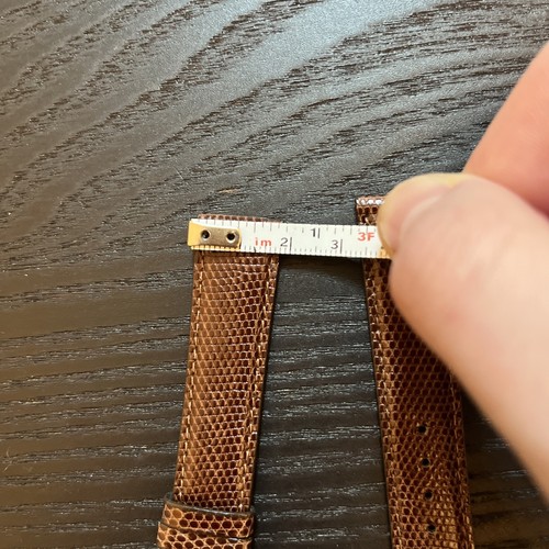 Genuine 100% Authentic Cartier Vintage Old Rare Strap 18x18mm MINT - Picture 11 of 12