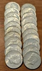 Roll Of 20x 1965 - 1969 AU Kennedy Half Dollars 50c Coins $10 FV