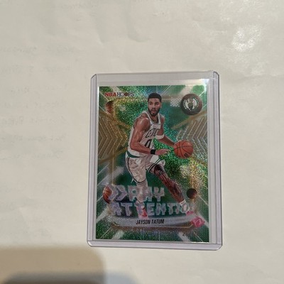 2025-26 Topps NBA Hoops Jayson Tatum Pay Attention Pixel Burst #PA-6 green /75