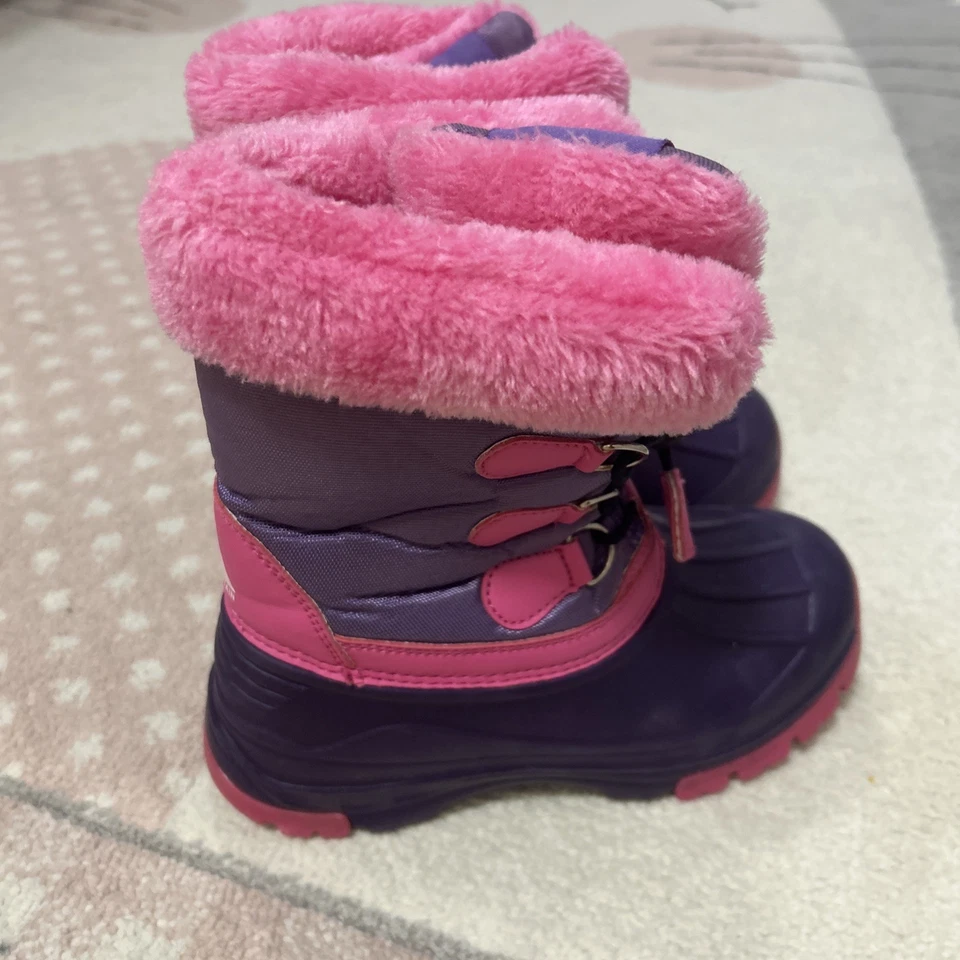 Nova горы девочек снег ботинки, фиолетовый/розовый размер 1 - Изображение 3 из 4