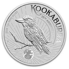 2025 1oz Australian Perth Mint Silver Kookaburra [In Capsule]