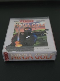 Ninja Golf (Atari 7800, 2024) TESTED WORKING Protection Sleeve 