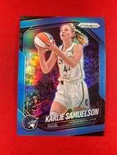 2025 Panini Prizm WNBA Karlie Samuelson Prizm Carolina Blue /125 