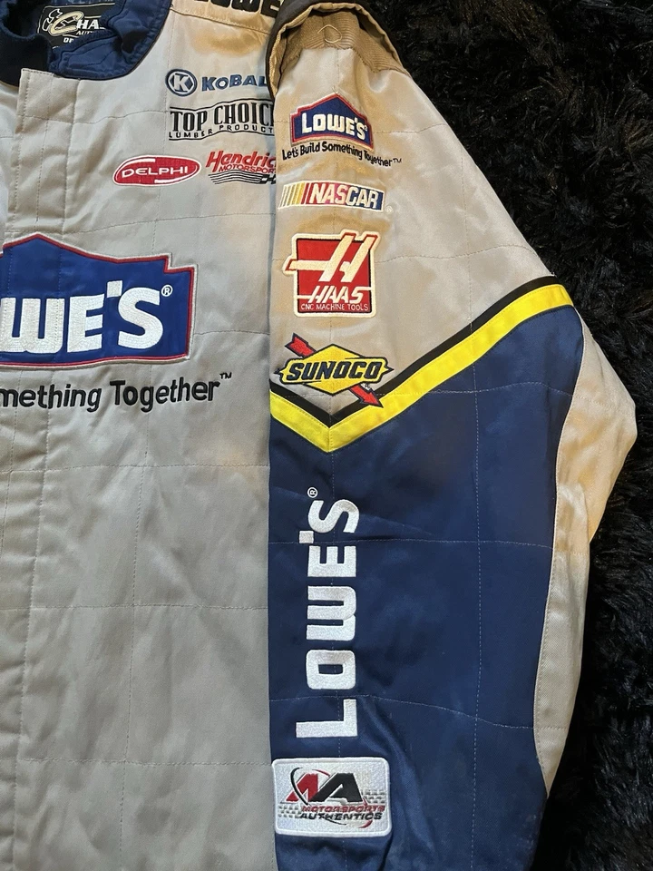 Chaqueta de carreras Chase Authentics Drivers Line Jimmie Johnson Lowes NASCAR talla XXL Foto 3 de 4