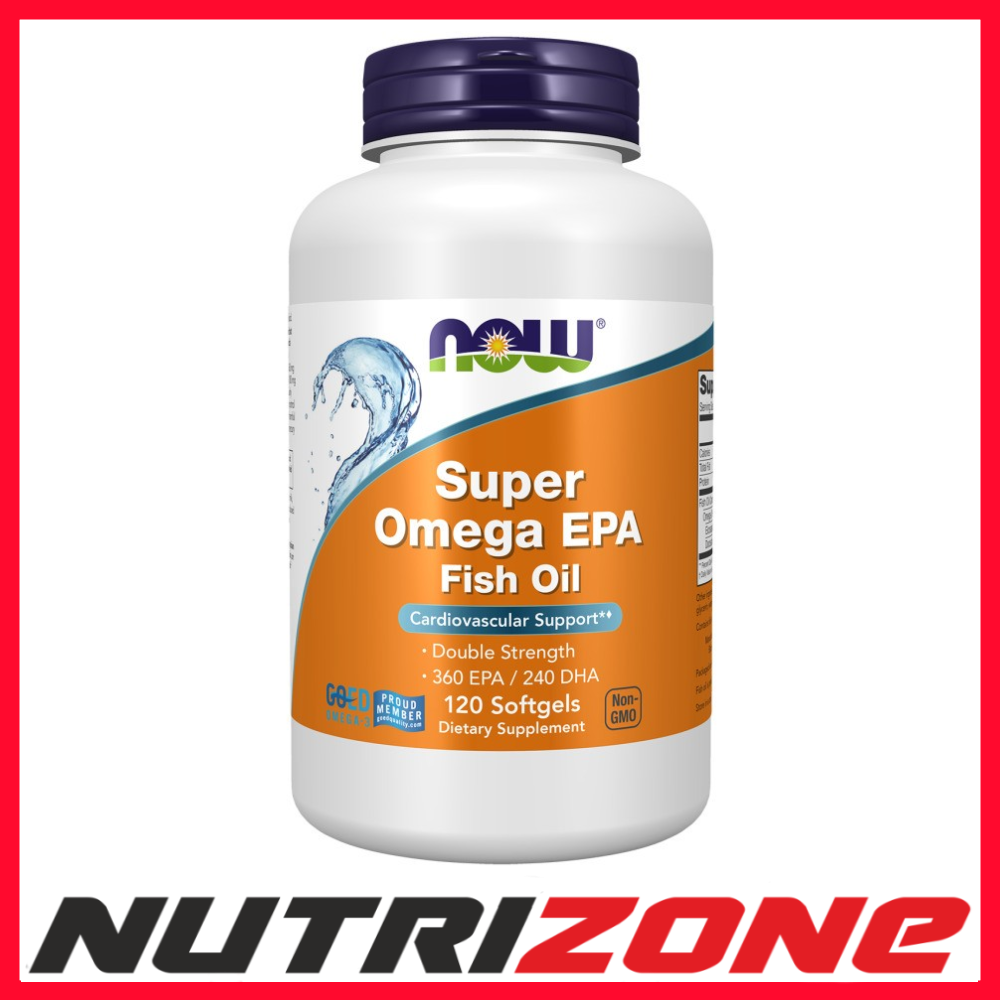 Now Foods Super Omega Epa Molecularly Distilled, 120 Softgels - Image 3