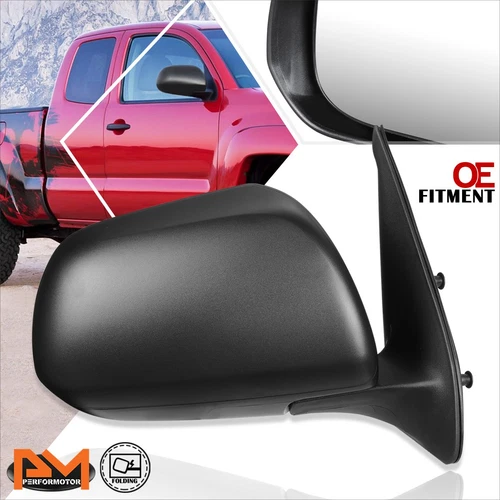 For 12-15 Tacoma OE Style Manual Adjust Side Rear View Door Mirror Passenger RH
