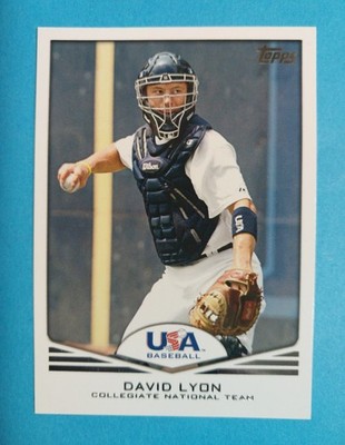 2011 Topps USA Baseball David Lyon RC #USA-12 Collegiate National Team 