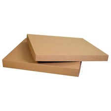 48 3/4 In X 48 3/4 In X 5 In Gaylord Lid, Kraft, Corrugated Cardboard, Double