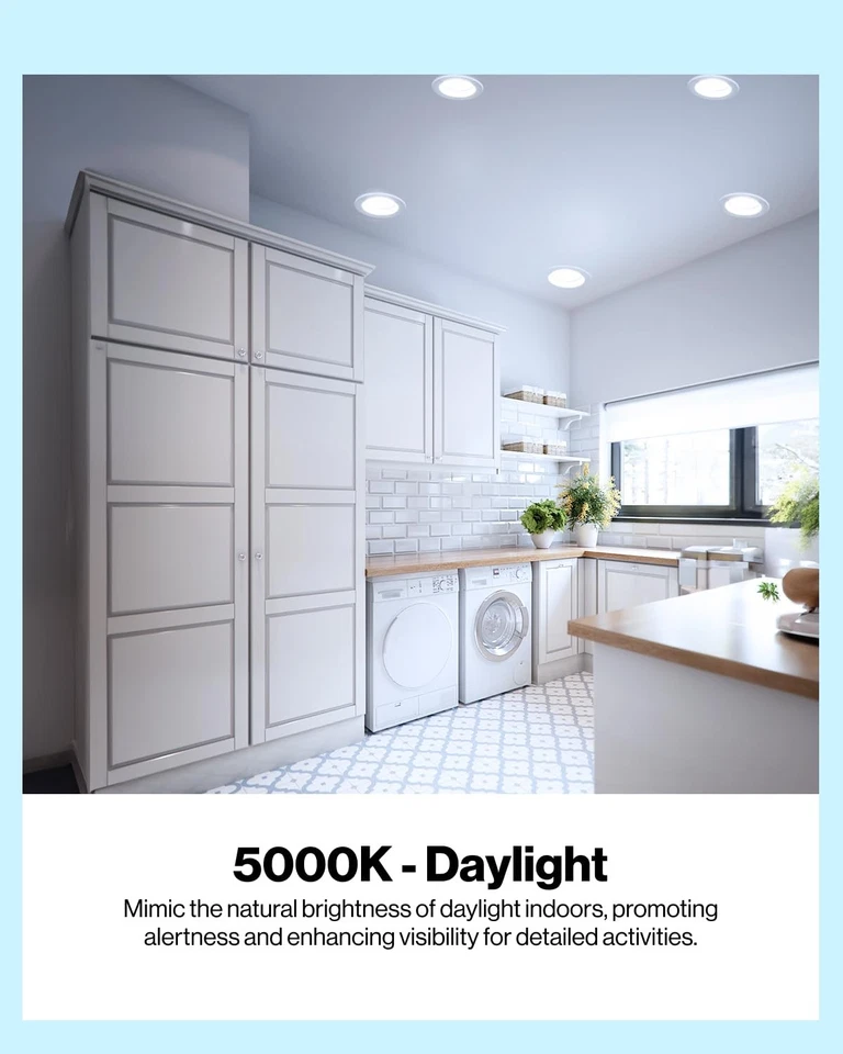 Sunco 10 Pack BR30 Light Bulbs LED, Recessed Can Light Bulbs, Indoor Flood Bu... - Image 3 of 4