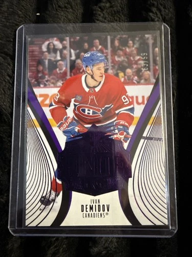 IVAN DEMIDOV 2025-26 UPPER DECK SPX #36 ROOKIES FINITE RC PURPLE /99