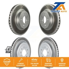 Front Rear Coated Disc Brake Rotors Kit For Cadillac ATS KG-100754