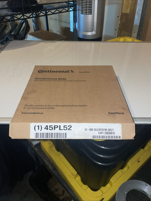 CONTINENTAL W-896 TimingBelt,SilentSync,NitrileRubber,8mm 45PL52