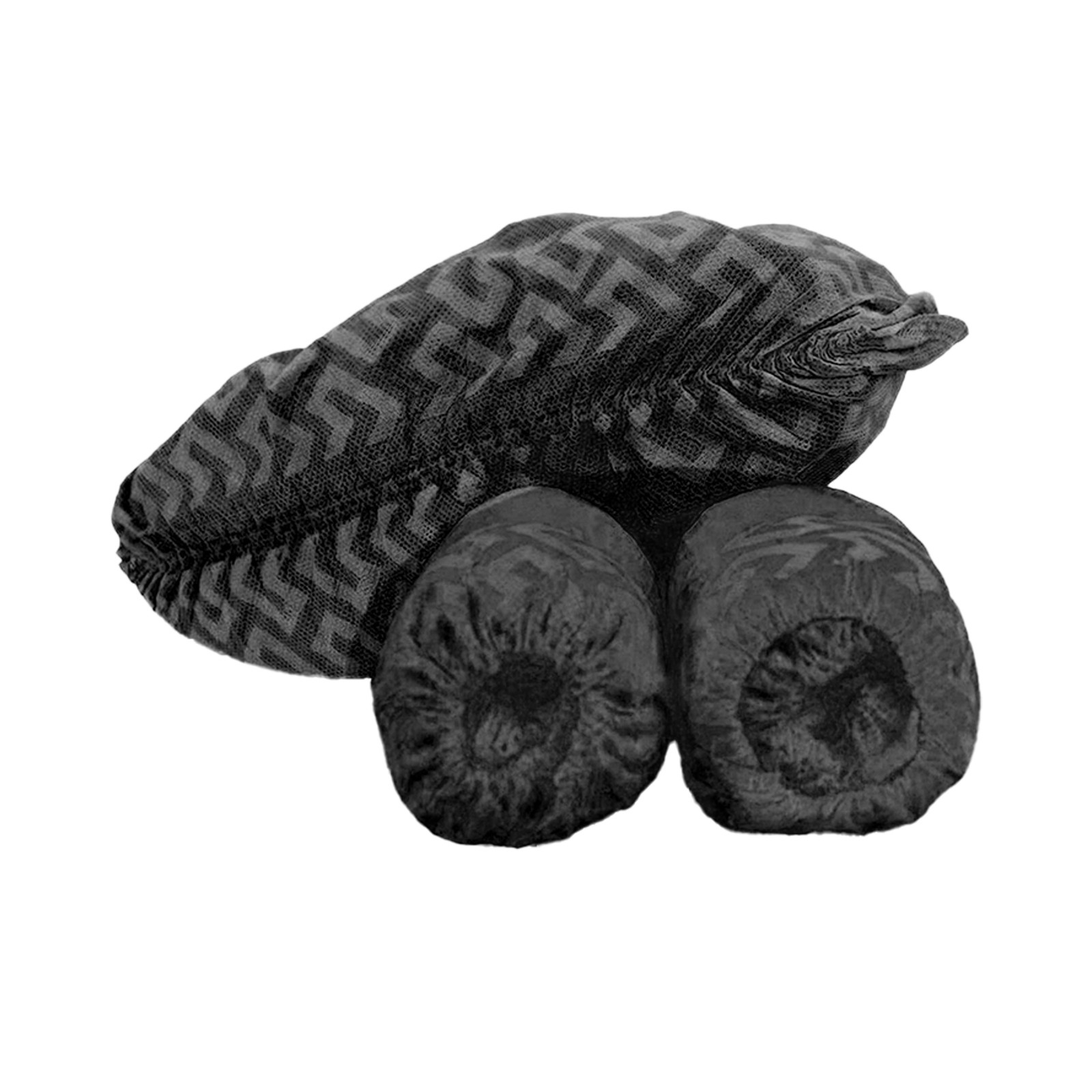 100Pack Black Non-Slip Disposable Shoe Covers Premium Boot Protector Booties