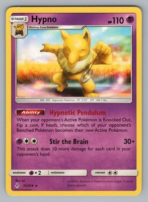 HYPNO 72/214 R UNBROKEN BONDS POKEMON LP UNB 2019?]