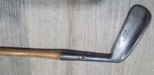 Antique Vintage Maxwell Hosel F.H. Ayres Flanged Hickory Wood Shaft Golf Putter