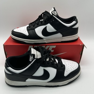 Size 11.5M - Nike Dunk Low Black White Panda Pre-Owned - DD1391-100