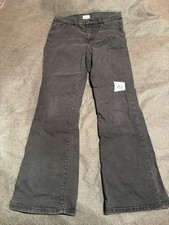 Jessica Simpson Womens Jeans 12/31 Black Denim Pants Bottoms Bootcut Casual
