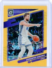2021-22 Panini Chronicles Asia DOMANTAS SABONIS Donruss Optic GOLD Prizm 14/18