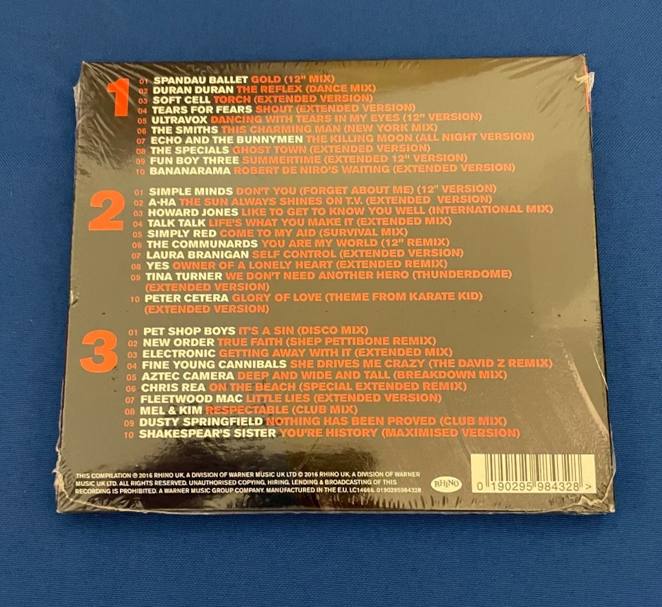 80s Pop 3 CD Set Various Artists 12" Club Remixes And Extended Versions ** New * - Image 2 of 2