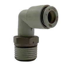 SMC Pneumatic Fitting Rotary Elbow Push-In 8mm x 3/8" KXL08-03S