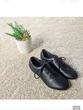 Black So Danca Tap Shoes 5.5 Women's Practice