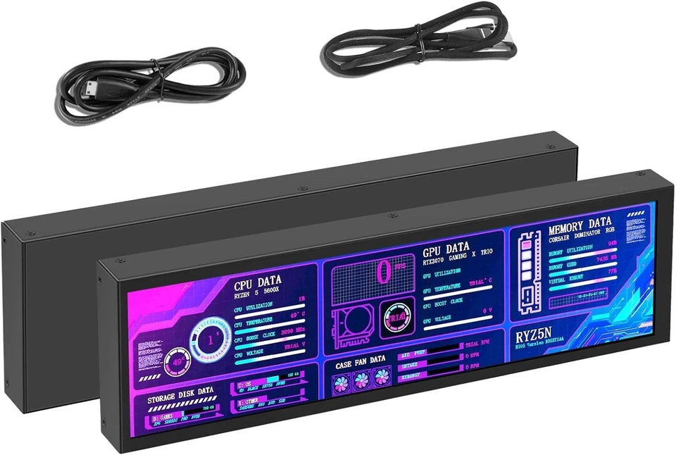 8.8-Inch USB Mini Screen with Glossy Finish for Multi-Device Compatibility - Image 3 of 4