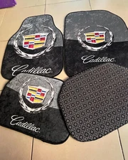 Universal Cadillac Car Floor Mat Set 4 pcs Digital Printed Washable Carpet Mat