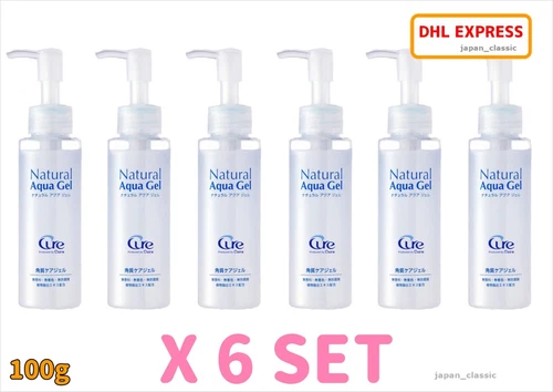 CURE NATURAL AQUA GEL PEELING SKIN CARE FROM JAPAN 100g X 6 SET