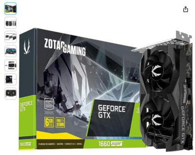 ZOTAC GeForce GTX 1660 Super 6GB GDDR6 (ZT-T16620F-10L)