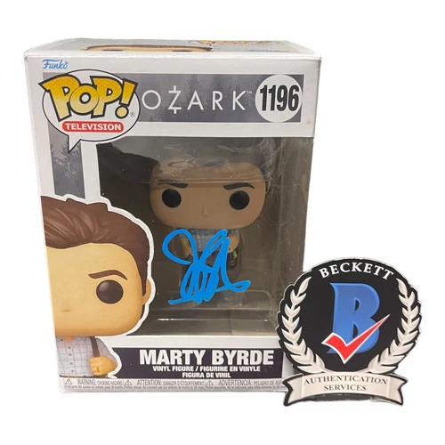 Jason Bateman Signed Autograph Ozark Funko Pop 1196 Beckett BAS Marty