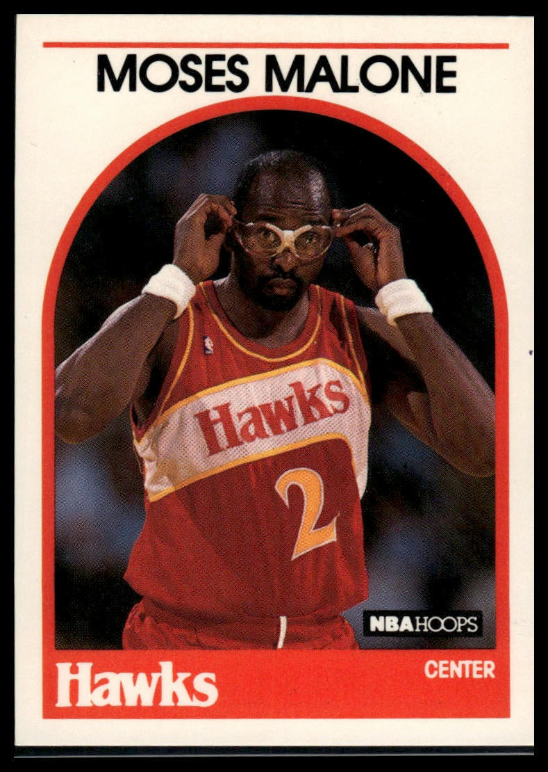 1989-90 Hoops Superstars #4 Moses Malone