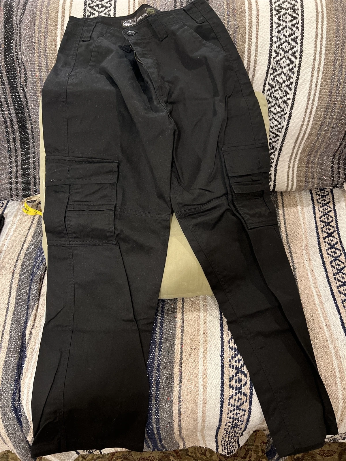Southpole Cargo Pants 32x28 Black Lightweight NEW w Out Tags