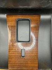 Mercedes W126 Zebrano Mittelkonsole Schaltkulisse Fensterheber Holzblende Mercedes W126 Zebrano Mittelkonsole Schaltkulisse Fensterheber Holzblende