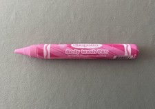 1.9 Oz. Crayola Bathtub Body Wash Pen In Shocking Strawberry, For Ages 3 , New 