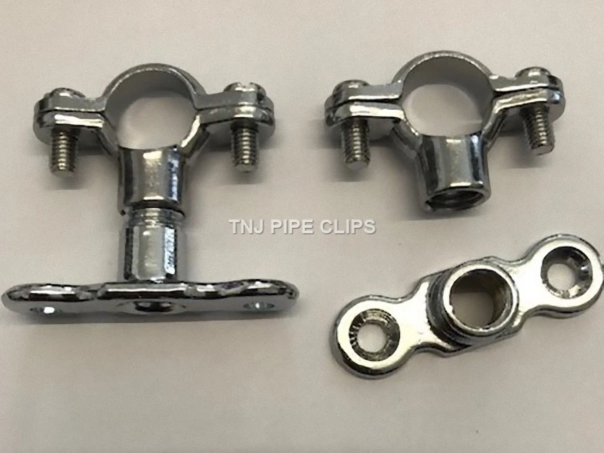 Brass Stand Off Pipe Clips 22mm